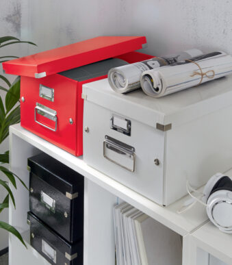 LEITZ opbergbox Click & Store WOW, DIN A4, rood