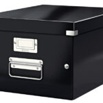 LEITZ opbergbox Click & Store WOW, DIN A4, zwart