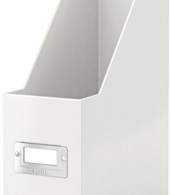 LEITZ tijdschriftencassette Click & Store WOW, A4, massief karton, wit
