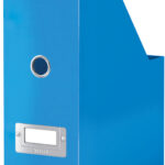 LEITZ tijdschriftencassette Click & Store WOW, A4, massief karton, blauw