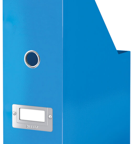 LEITZ tijdschriftencassette Click & Store WOW, A4, massief karton, blauw
