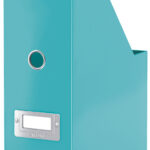 LEITZ tijdschriftencassette Click & Store WOW, A4, massief karton, ijsblauw