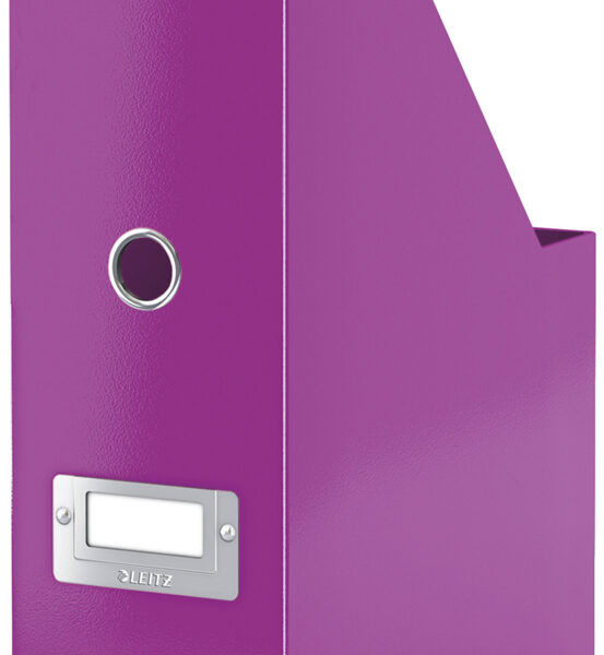 LEITZ tijdschriftencassette Click & Store WOW, A4, massief karton, violet