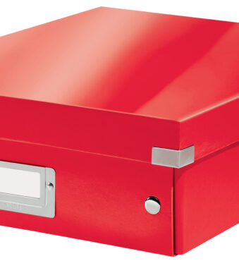 LEITZ organisatiebox Click en Store WOW, groot, rood