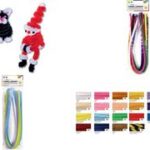 Chenille pijpenrager, donker paars