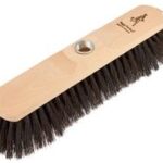 Professionele houten bezem met gemengde haren