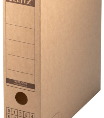 LEITZ Archief-tijdschrifthouder, DIN A4, van golfkarton, natron