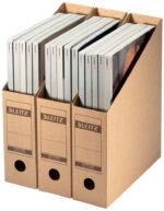 LEITZ Archief-tijdschrifthouder, DIN A4, van golfkarton, natron