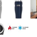 Thermos Geïsoleerde Beker RVS Topmodel, 0,47 Liter, Zilverkleur