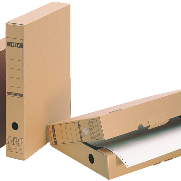 LEITZ Archief-huls, met sluitlip, A4, golfkarton