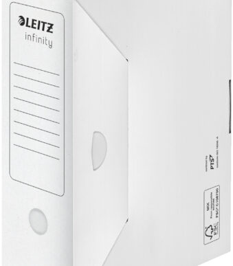 LEITZ Archief-huls Infinity, wit, zuurvrij, (B)100 mm