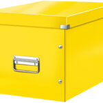 LEITZ opbergdoos Click en Store WOW Cube L, geel