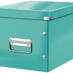 LEITZ opbergdoos Click & Store WOW Cube M, ijsblauw
