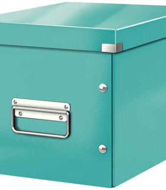 LEITZ opbergdoos Click & Store WOW Cube M, ijsblauw