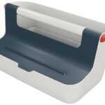 LEITZ draagbare opbergbox Cosy, lichtgrijs/grijs
