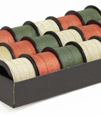 Clairefontaine geschenklint op spoel 'Fantasy', glitter