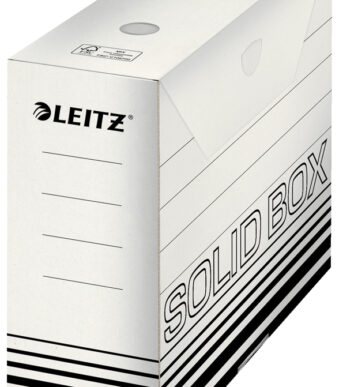 LEITZ Archief-huls Solid, wit/zwart, (B)100 mm
