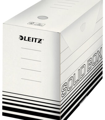 LEITZ Archief-huls Solid, wit/zwart, (B)150 mm