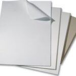 Grijskartonnen plaat, 400x500 mm, dikte: 1,5 mm