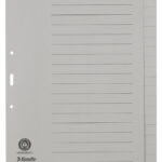 Esselte tabbladen - A4 - 20-delig - Grijs