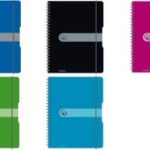 Herlitz notitieblok gemakkelijk te organiseren, A4, 80 vellen, blauw.