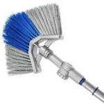 Veegbezem met telescoopsteel voor stof en plafond