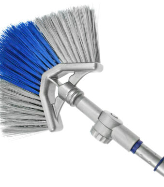 Veegbezem met telescoopsteel voor stof en plafond