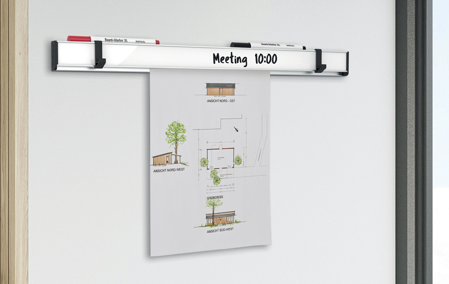 MAUL multifunctionele-klemlijst MAULtalent, lengte: 500 mm MAUL multifunctionele-klemlijst MAULtalent, lengte: 500 mm
