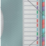 Esselte ordnermap Colour'Breeze - A4 - PP - 12 vakken