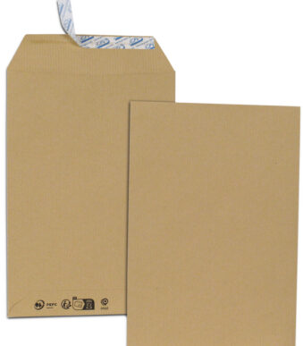 GPV akte-envelop Green ECO, C5, 16,2 x 22,9 cm, zelfklevend, bruin, zonder venster, 25 st.