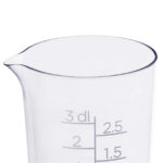 GastroMax maatbeker, 0,3 liter, transparant