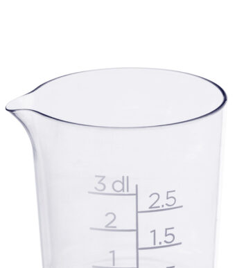 GastroMax maatbeker, 0,3 liter, transparant