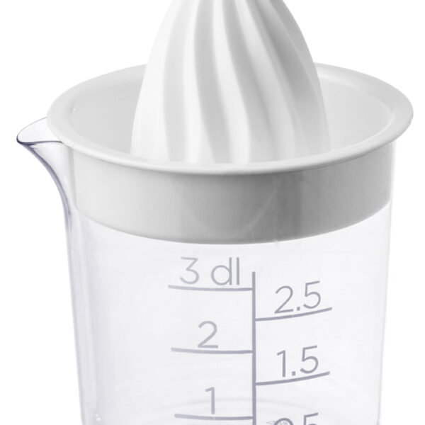 Citruspers transparant/wit