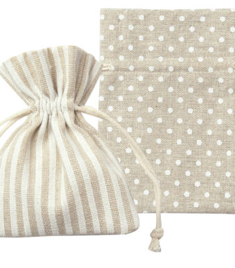 Stofzakken met bedrukt motief, 3 maten