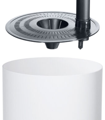 orthex bloempot / plantenpot PAULINA, diameter: 300 mm, wit