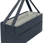 LEITZ opbergtas Hot Desking, van stof, fluweelgrijs