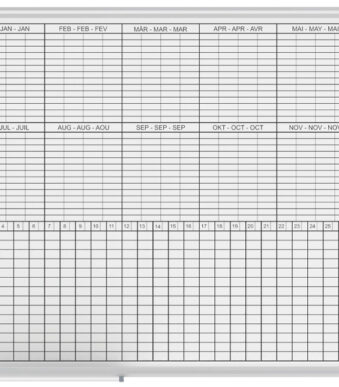 MAUL maand-/jaarplanner MAULstandard, (B)900 x (H)600 mm