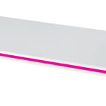 LEITZ monitorstandaard Ergo WOW, van kunststof, wit/roze