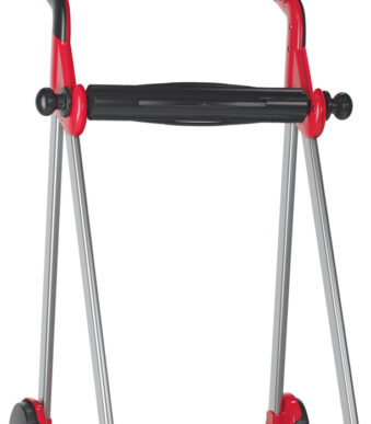 Tork schoonmaakrolhouder voor de vloer, metaal/kunststof, rood/zwart.