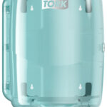 Tork afrolrek voor schoonmaakrollen, maximaal formaat, turquoiseblauw