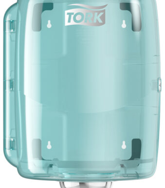 Tork afrolrek voor schoonmaakrollen, maximaal formaat, turquoiseblauw