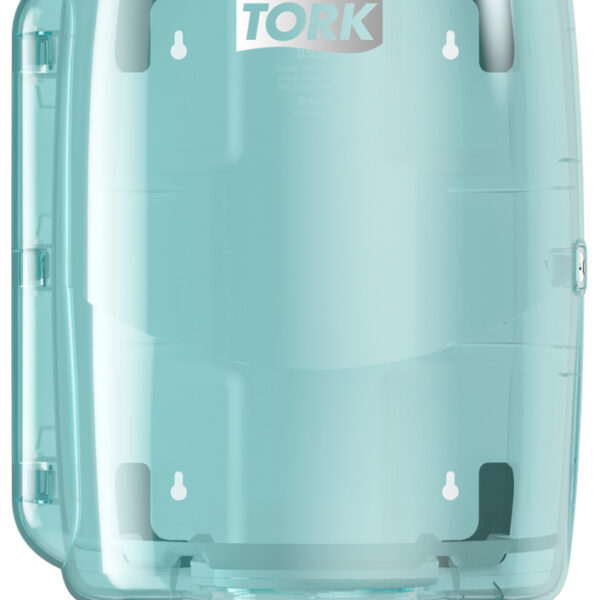 Tork afrolrek voor schoonmaakrollen, maximaal formaat, turquoiseblauw