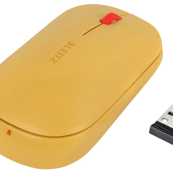 LEITZ optische Bluetooth muis Cosy, draadloos, geel