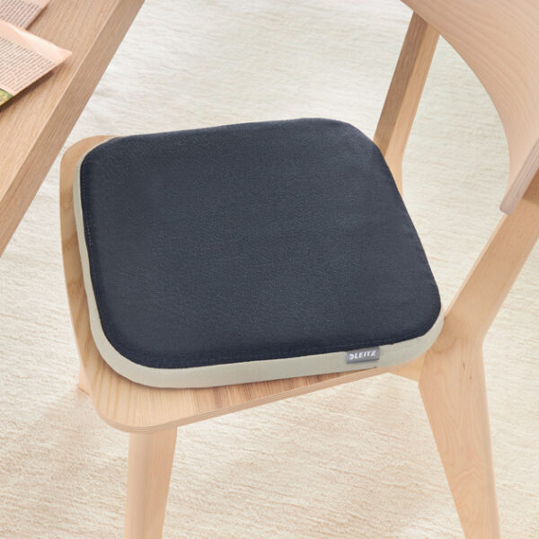 LEITZ zitkussen Ergo Active Balance met stoffen bekleding, fluweelgrijs