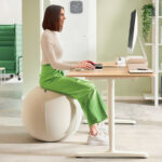 LEITZ zitbal Ergo Active, diameter: 650 mm, lichtgrijs