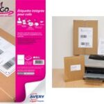 AVERY Voorbedrukte Aanhechtingsetiketten, 85 x 45 mm, wit