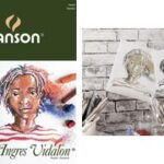 Canson tekenblok 'Ingres Vidalon', 320 x 410 mm