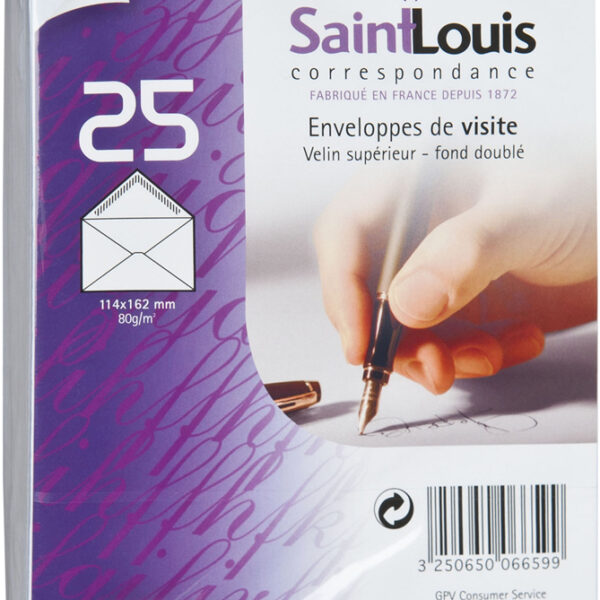 GPV visitekaart-envelop, 114 x 162 mm, wit