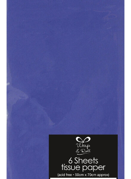 Clairefontaine zijdepapier, (B)500 x (H)700 mm, blauw