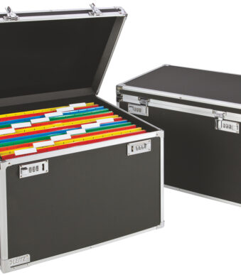 LEITZ Hangmappenkoffer 6714 A4 zwart/chroom